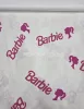 Pamutvászon - Barbie mintás - fehér alapon