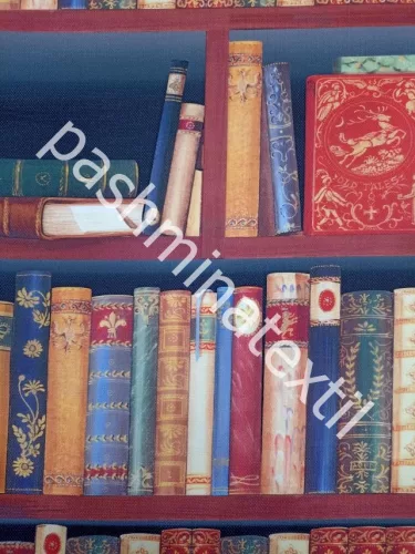 Dekor vászon - Könyvespolcos