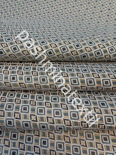 Bútorszövet-apró káró kockás-kék