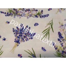 Dekor vászon - Fehér alapon virágok