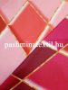 Pink-piros kockás színátmenetes pamutvászon