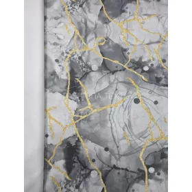 Pamutvászon - Szürke márvány minta