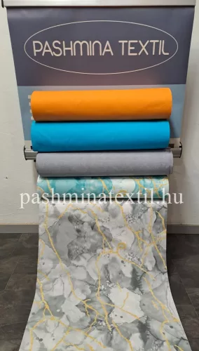 Pamutvászon - Szürke márvány minta