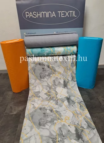 Pamutvászon - Szürke márvány minta