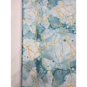 Pamutvászon - Világos kék márvány minta