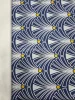 Pamutvászon - Ardeco mintás - kék alapon
