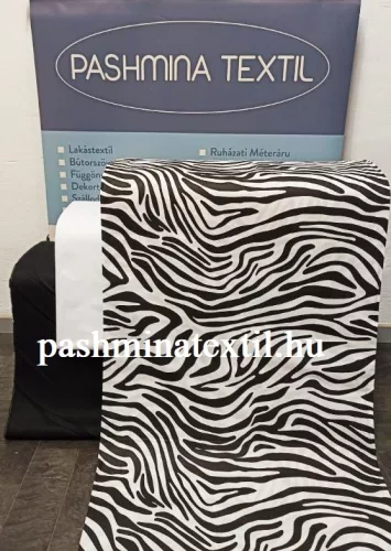 Pamutvászon - Zebra minta