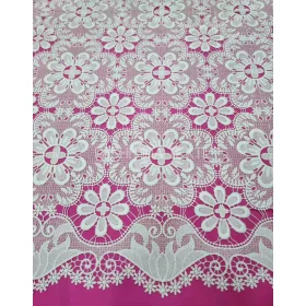 Óriásvirágos légcsipke ivory