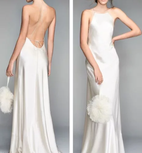 Szatén selyem - Ivory