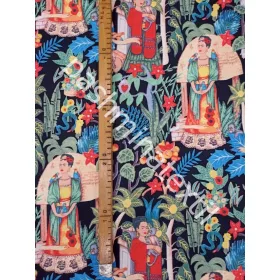 Dekor vászon - Frida Cahlo fekete alapon