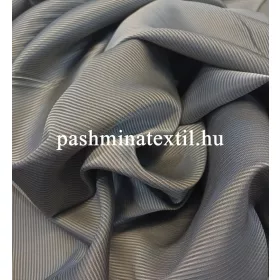 Viszkóz Bélés selyem - Szürke csíkos