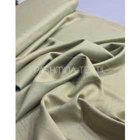 Camel-kivi gyapjú és hernyóselyem kockás szövet