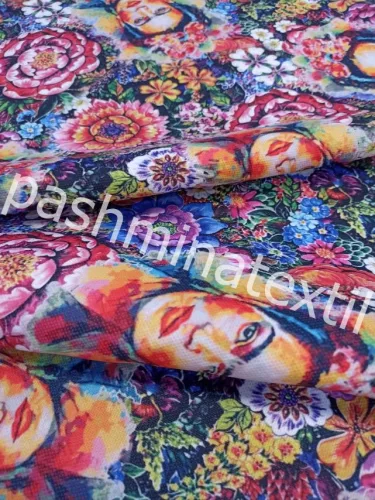 Dekor Vászon - Virágos alapon Frida Chalo