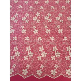 Apró 3D virágos menyasszonyi csipke