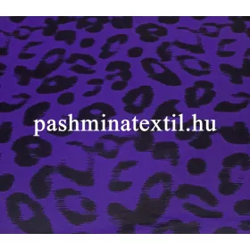 Jersey - Sötét lila párduc mintás