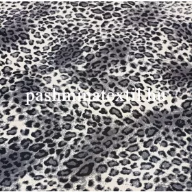 Jersey - szürke párduc mintás