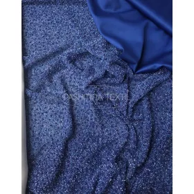 Kék-püspök lila flitteres gyöngyös - Payett