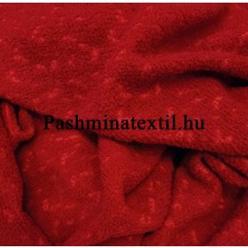 Önmagában mintás piros kabátszövet