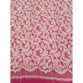   Klaszikus mintával rendelkező zsinórós légcsipke - Ivory