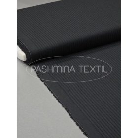 Fekete ceremónia csíkos gyapjúszövet