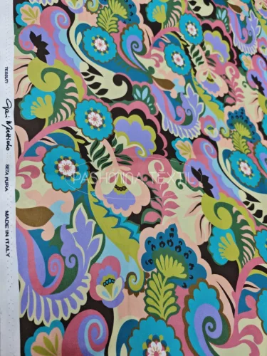 Hernyóselyem Jersey különlegesség - banán szatén georgettel