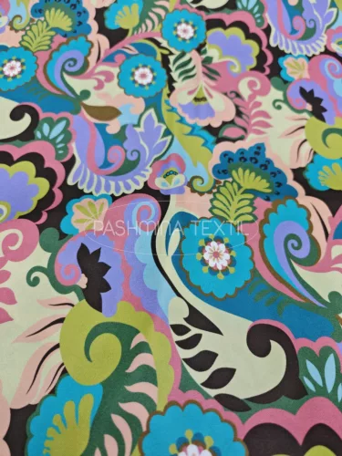 Hernyóselyem Jersey különlegesség - banán szatén georgettel