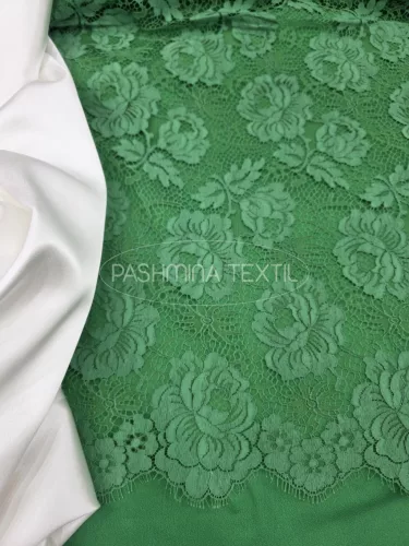 Zöld - hártya csipke