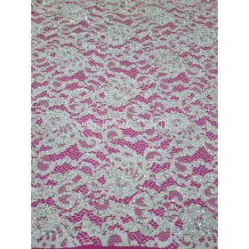 Gyöngyös flitteres légcsipke