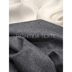 Középszürke gyapjú flanel