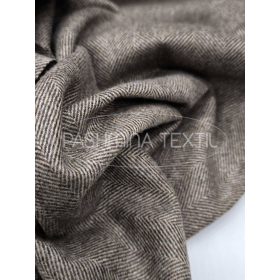   Barna halszálkás gyapjú flanel- zakónyi méter vagy nadrág mellény