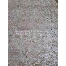 Arany hímzett - flitteres csipke 