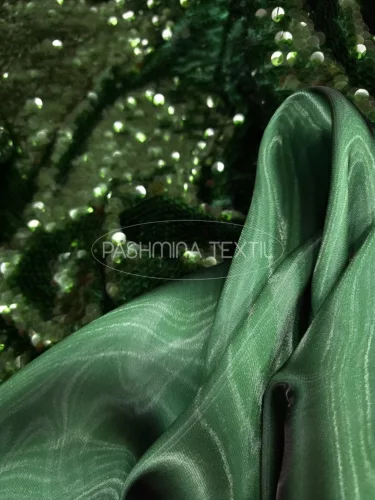 Sötét zöld - vízhatású Payett