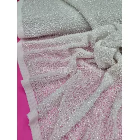 “Hópelyhes” Gyöngyös payett ivory