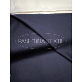 Sötétkék cashmere zakó-kabátszövet