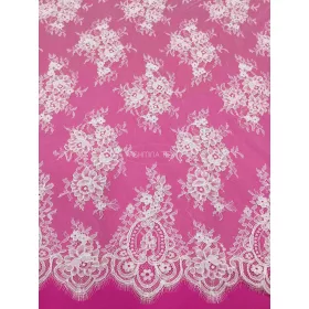 Szecessziós zsinóros csipke fehér 