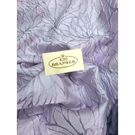 Levendula stilizált mintás selyembrokát