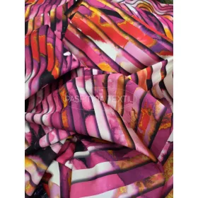 Modern pliszé mintás - selyem zibbelin