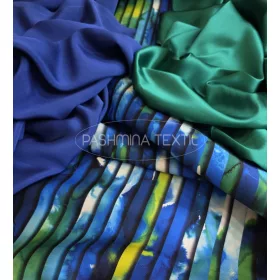 Modern pliszé mintás - selyem zibbelin