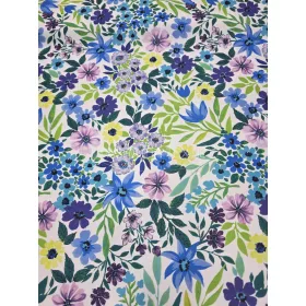 Színes virágos - selyem zibbelin 