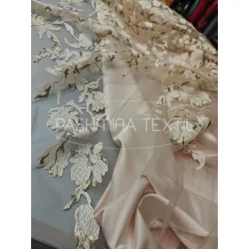 Púder hímzett tüllcsipke - púder King düsesz hangulat