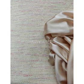 Chanel szövet - hernyóselyem szaténnal