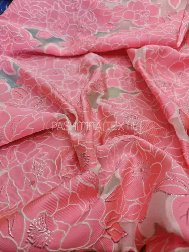 Pink virágos organza kloké