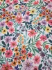Színes virágos - selyem zibbelin