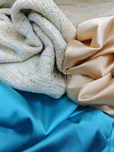 Chanel szövet hernyóselyem szaténnal