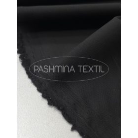 Fekete önmagában kockás tisztagyapjúszövet