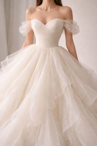 Hullám pliszé tüll