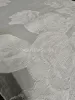 Exclusive nagy virágos hernyóselyem organza méteráru