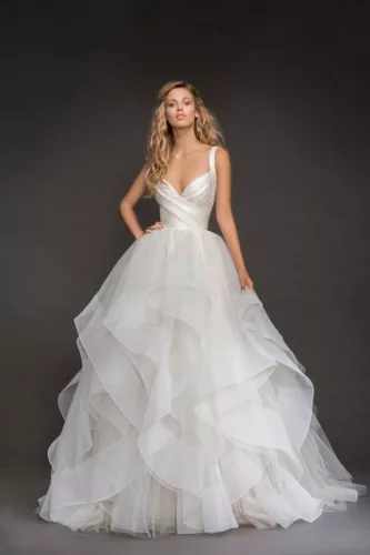 Exclusive hernyóselyem organza - Fehér