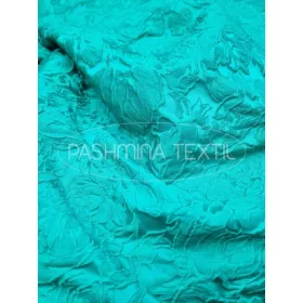 Emeráld zöld - klasszikus virágrajzolatos kloké 