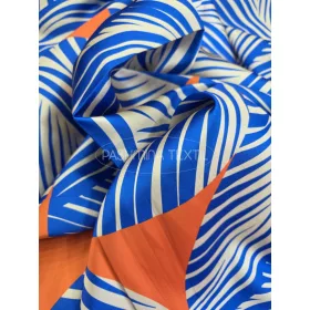 Kék modern mintás - zibbelin